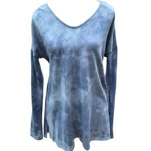 Blue Tie-Dye Women's Top